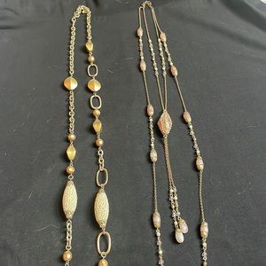 2 long boutique necklaces